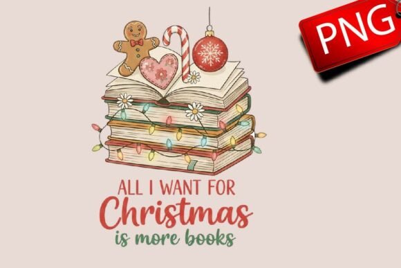 Download Retro Christmas Books PNG - Png Collection