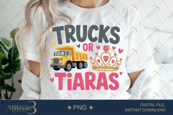 Download Trucks or Tiaras Gender Reveal PNG - Png Collection