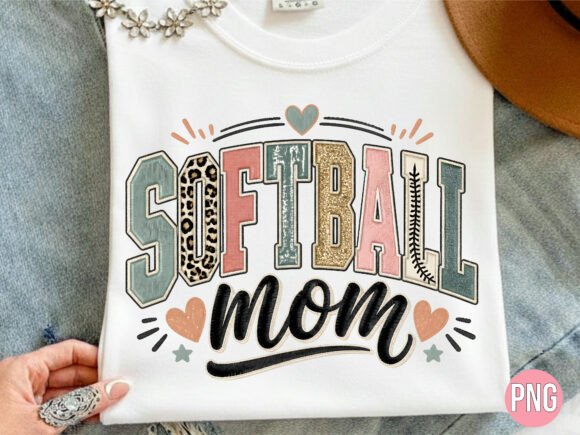 Download Softball Mom Leopard Printed Text PNG - Png Collection