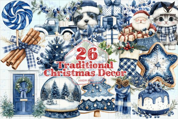 Download Traditional Christmas Decor PNG - Png Collection