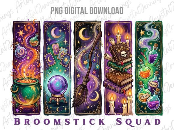 Download Witch Broomstick Squad Brushstroke PNG - Png Collection