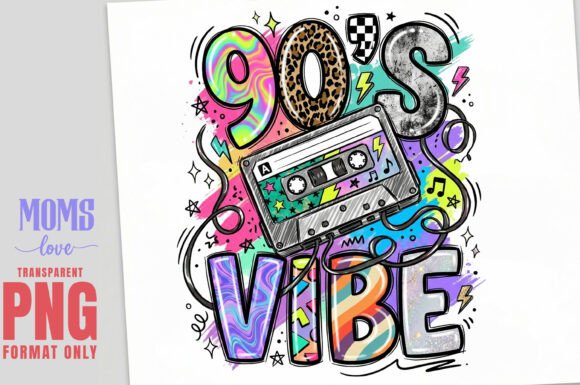 Download 90’S VIBE Retro Sublimation PNG - Png Collection