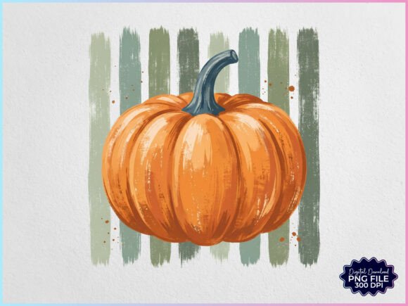 Download Preppy Textured Pumpkin Fall Autumn PNG - Png Collection
