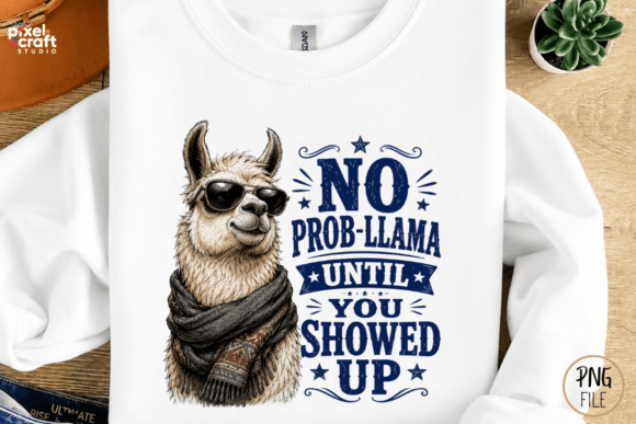 Download Sarcastic Llama Typography Quote PNG - Png Collection
