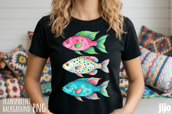 Download Fish Mermaid Neon Vibrant PNG - Png Collection
