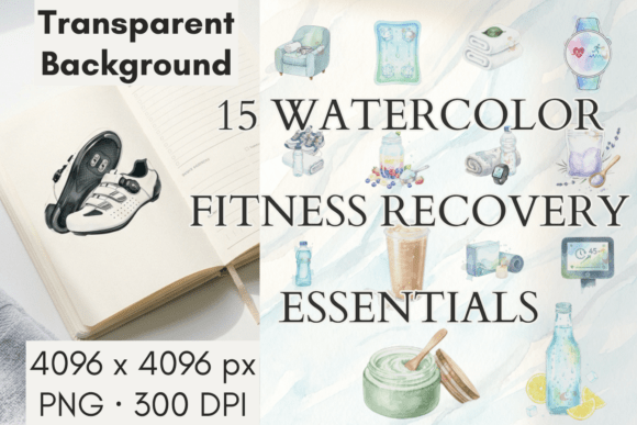 Download Fitness Recovery Clipart Watercolor PNG - Png Collection